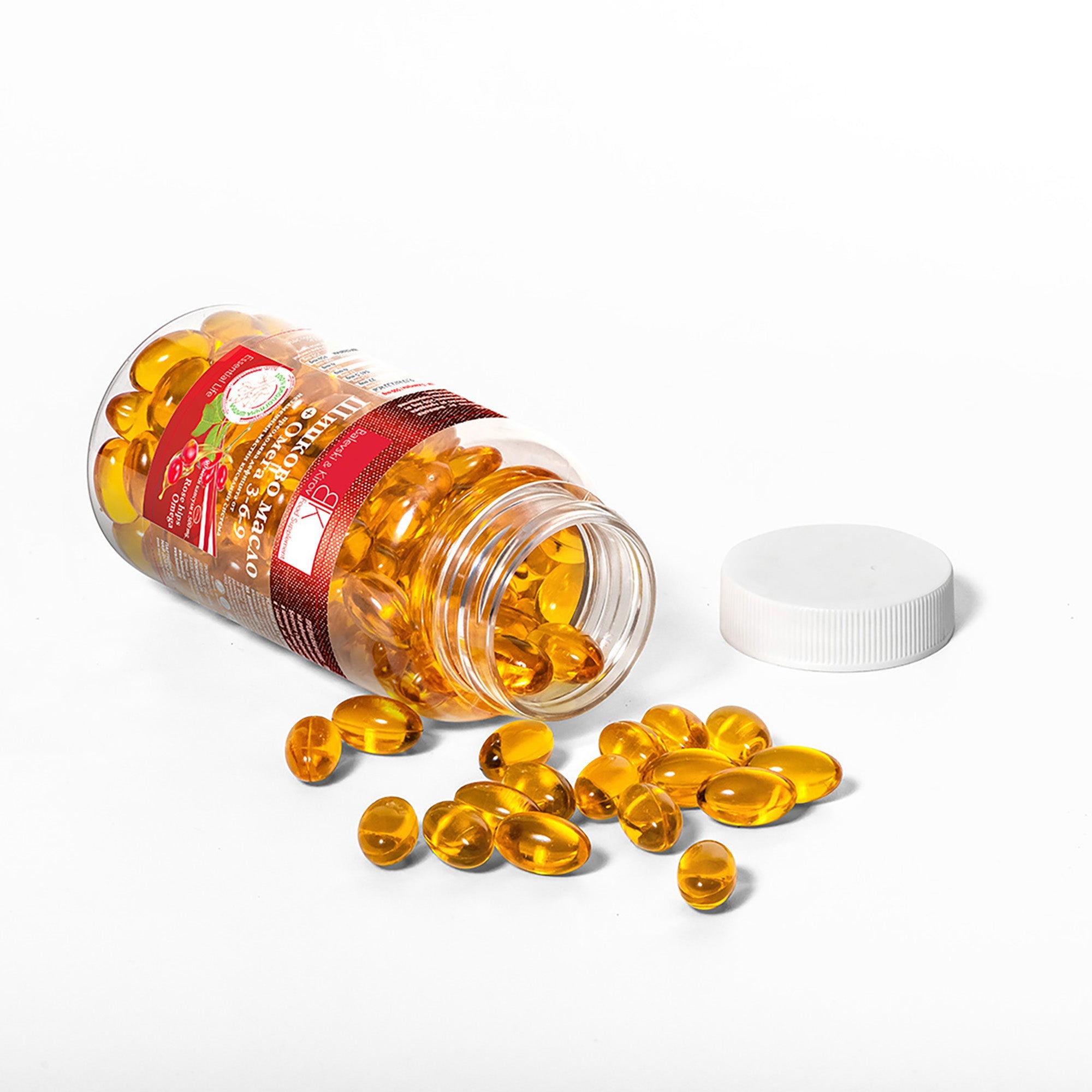 Šípkové Omega - Studená lisovaný olej zo šípkových semien s Omega 3-6-9