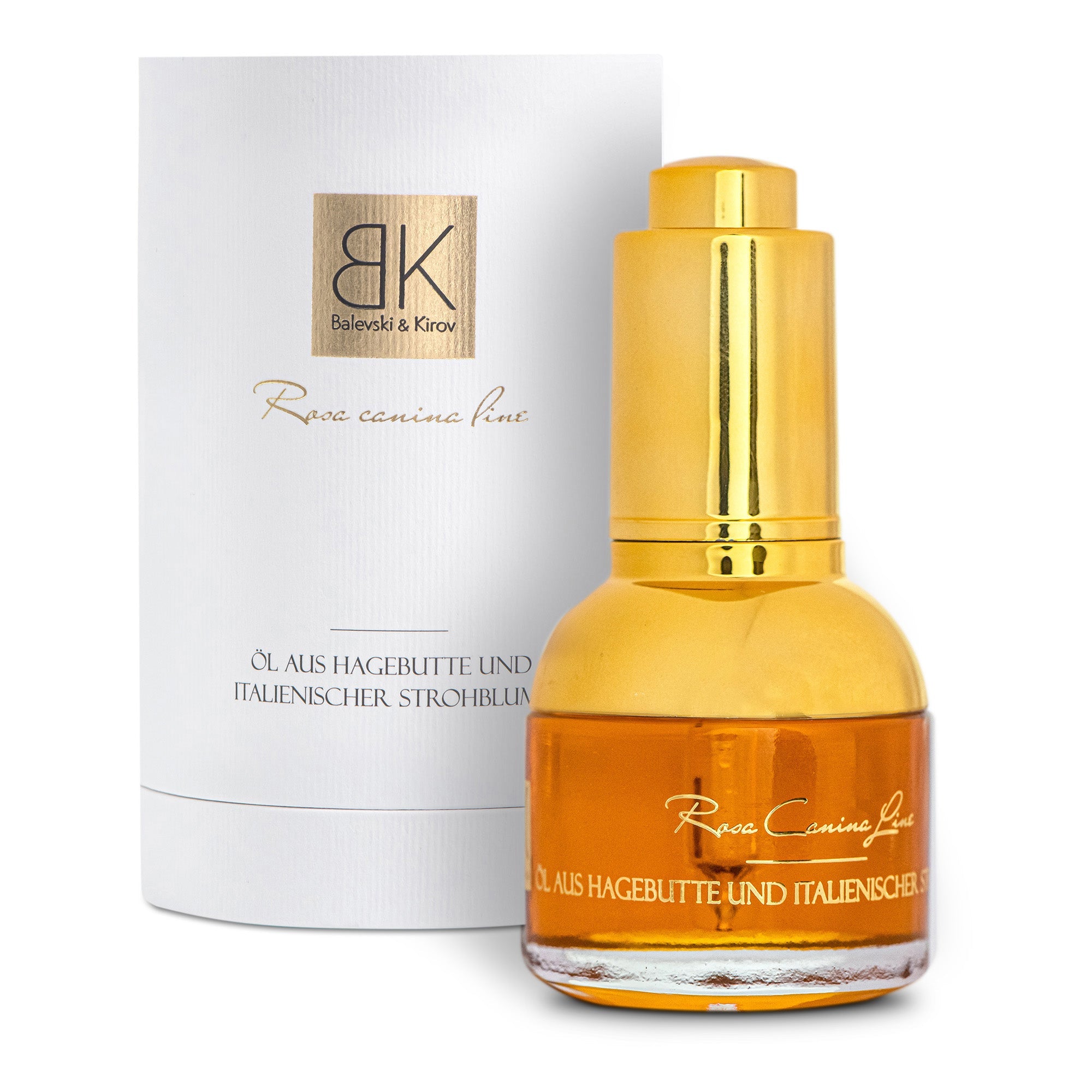 Studená lisované bio olej z šípky s olejom z nezmaru Premium - 30 ml